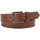 Herrengürtel Leder 110 cm braun