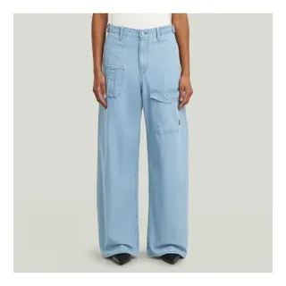 G-Star für Damen. D26315-D953-H167 Cargo-Jeans Belted 2.0 blau (31/30), Lässig, Denim, Bio-Baumwolle, Nachhaltig