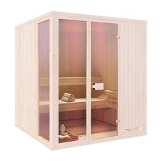 Finntherm Sauna Oda 2020 Naturbelassen 194 cm x 194 cm