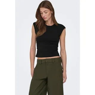 Only Onlmira Capsl Ruching Top Schwarz L