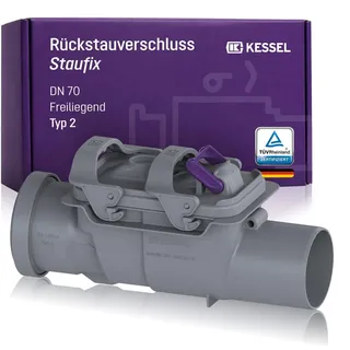 Kessel Rückstauverschluss Staufix DN 70 73070 aus Kunststoff