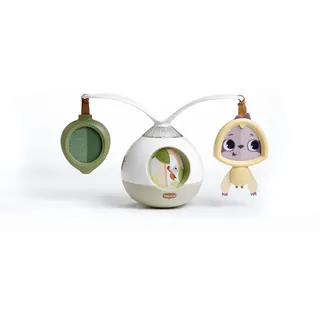 Tiny Love 2-in-1 Tummy Time Mobile Baby mit Musik & Licht, 360° Drehbares, 0+ Monate, für Kinderwagen, Musik-Mobile Baby Elektrisches, 3 Musik- & Geräuschmodi, Boho Chi