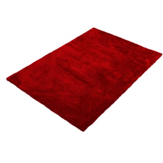 ABC Tappeti Shaggy Como Teppich 140 x 200 cm rot