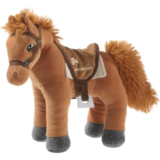 HEUNEC Plüschfigur "Bibi & Tina, Pferd Amadeus stehend, 30 cm" enthält recyceltes Material, braun