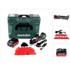 Metabo, Multifunktionswerkzeug, MT 18 LTX Akku Multitool 18V ( 613021840 ) OIS-/Starlock-kompatibel + 1x Akku 5,5Ah + Koffer