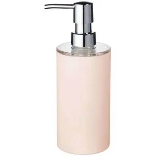 Sadena Seifenspender , Beige , Kunststoff , Uni , 7.5x17.5x7.5 cm , Kunststoffpumpe , Badaccessoires, Seifenspender