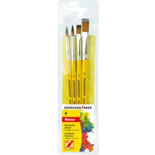 Eberhard Faber Pinsel-Set 4 St. Gelb