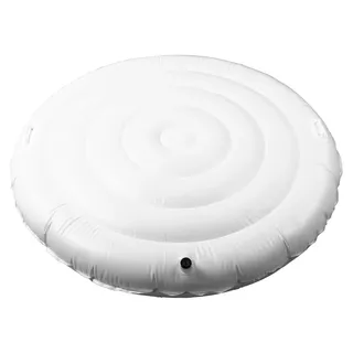 Aufblasbare Whirlpool-Abdeckung, PVC, 1,5 m, rund, faltbar, schützender Regenüberlauf, energiesparender Deckel für den Außenbereich