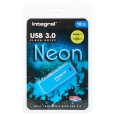 Integral Neon 16GB USB-Stick USB3.0 blau