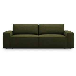 Micadoni Sofa ausklappbar mit Bettkasten Jodie aus Boucle dunkles olivgrün 3 Sitzplätze , Dunkelgrün , Textil , 107x86x247 cm , Hergestellt in Europa, Oeko-Tex® , Babymöbel & Kindermöbel, Kinderzimmer & Jugendzimmer, Schlafsofas