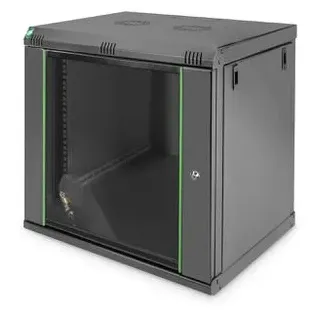 Digitus DN1912UECN, Wandmontiertes Regal, Schwarz