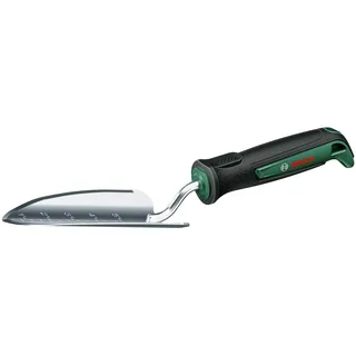 Bosch Garden Handwerkzeug Pflanzkelle (Ein- und Umpflanzen von Setzlingen, Messen der Pflanztiefe für Blumenzwiebeln, robust, Edelstahl, Softgrip Handgriff, ergonomisch)