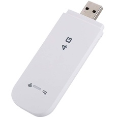 ASHATA LTE Surfstick USB Surfstick,Tragbar High Speed USB Dongle 4G Modem Pocket WiFi Router,4G LTE Netzwerk Adapter USB Stick FDD B1/B3 Band Mobile Hotspot mit SD-/TF-Kartensteckplatz