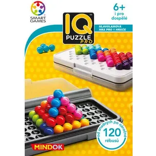 Smart Games IQ Puzzle Pro, Kompaktes Denkspiel mit 120 2D- & 3D-Rätseln