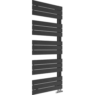 SANOTECHNIK Badezimmer-Heizkörper Arezzo, Mattschwarz, 160x60cm