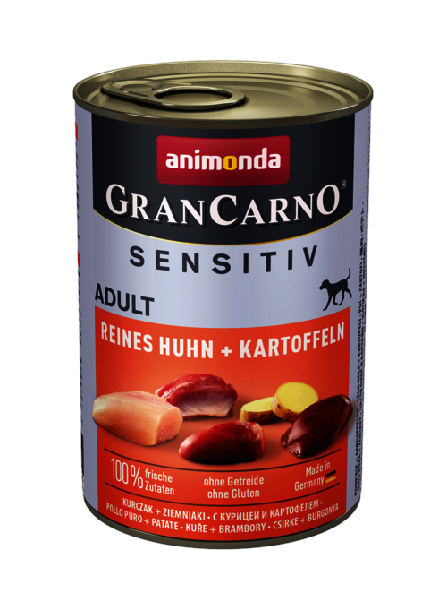 Bild von 	GranCarno Sensitiv Adult Huhn & Kartoffeln 6 x 400 g