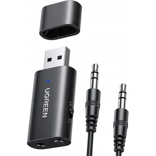 UGREEN CM523 Sender + Empfänger), Bluetooth Audio Adapter, Schwarz