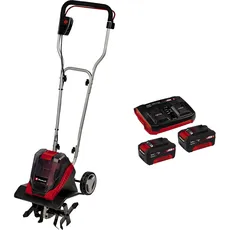 Einhell Akku Bodenhacke GE-CR 30 Li Power X-Change (Lithium Ionen, 2 x 18 V, 30 cm Arbeitsbreite, 20 cm Arbeitstiefe, inkl. 2x 3 Ah Akku und Twincharger)