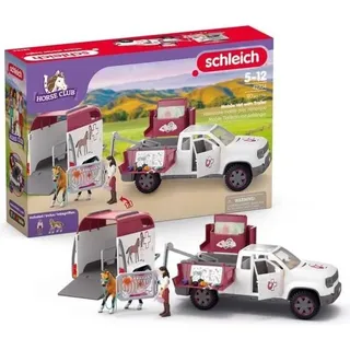 Mobiles Tierarzt-Set mit Anhänger, SCHLEICH 42704 Horse Club