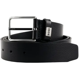 Boss Herrengürtel Leder schwarz 90