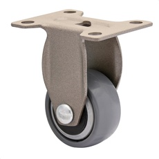 WAGNER Design - 3C - Bockrolle / Apparaterolle / Möbelrolle - grau, Softlauffläche, Durchmesser 25 mm, Tragkraft 12 kg - 01242801
