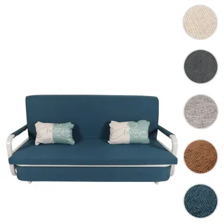 Schlafsofa HWC-M83, Schlafcouch Couch Sofa, Schlaffunktion Bettkasten Liegefläche, 190x185cm ~ Stoff