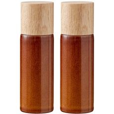 Bild von Salz- & Pfeffermühle Set 2-tlg. 17 cm amber