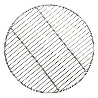 PETSTIBLE Rundes Grillgitter, Edelstahl, rundes Gitter, Grillschale, Grillrost, geeignet zum Backen von Holzkohlegrill (40 cm)