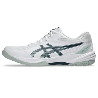Asics Hallen-Indoorschuhe Gel Task 4 (Volleyball) weiss/teal Herren