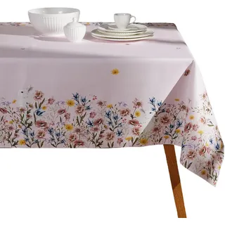 home&you Tischdecke Sirsobunny , Rosa , Textil , 150x1x220 cm , Heimtextilien, Wohntextilien, Tischwäsche, Tischdecken