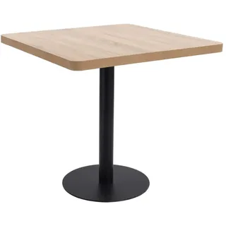 vidaXL Bistrotisch 80 x 75 x 80 cm braun/schwarz