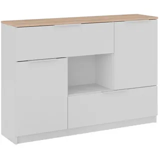 Vicco Betti 120 x 83,6 x 30 cm weiß / sonoma