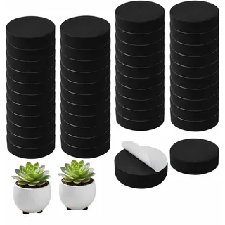 40PCS Unsichtbarer Blumentopf Füße, Selbstklebende Topf Klebefüsse aus Eva, rutschfeste Füße für Blumenkübel außen & innen, für Drainage, Schutz und Stabilität