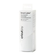 cricutTM Joy Smart Label Papier auflösbar für Schneideplotter weiß 13,9 cm x 0,9 m,  1 Rolle