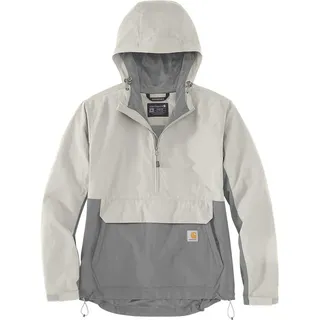 CARHARTT Loose Lightweight Anorak weiß/grau - Malt Asphalt - S