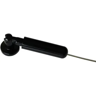 GARDINIA Seilspanngarnitur 1-läufig Ø 19 mm 500 cm Schwarz