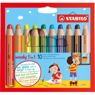 Stabilo Woody 3 in 1 Buntstift 10 St.