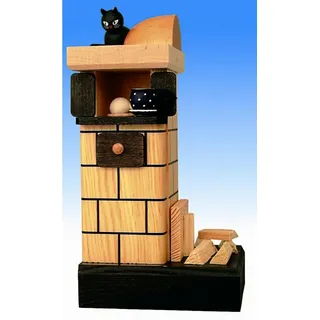 KWO Kunstgewerbe-Werkstätten Olbernhau GmbH KWO Kachelräucherofen natur mit Holz 21cm