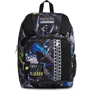 Rucksack Seven® Point Out - RUSHOVER BOY, Jet Black, Taglia unica, Casual