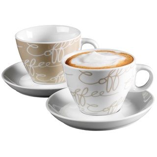 Ritzenhoff & Breker Cornello Cappuccino Becher 4er Set Geschirr