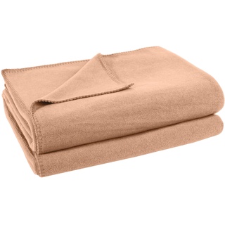 Zoeppritz Soft-Fleece Decke 220 x 240 cm sand