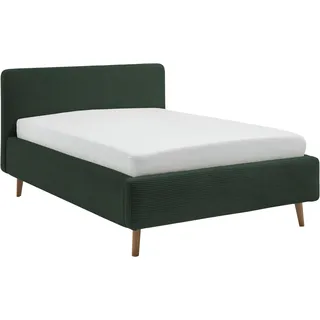 Meise Möbel meise.möbel Polsterbett Mattis 120 x 200 cm Cord Grün Dunkelgrün