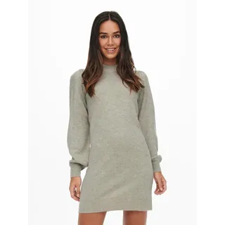 JDY Strickkleid »JDYRUE LIFE L/S HIGH NECK DRESS KNT NOOS«, grau