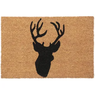 Relaxdays Hirsch 40 x 60 cm Schwarz