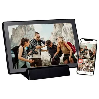Braun Phototechnik DigiFrame 1011 WiFi mobil Digitaler Bilderrahmen 25.7 cm 10.1 Zoll EEK: C