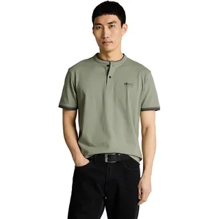 TOM TAILOR Herren Poloshirt mit Stehkragen