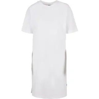 URBAN CLASSICS Dress Organic Oversized Slit Kurzarm-T-Shirt White S