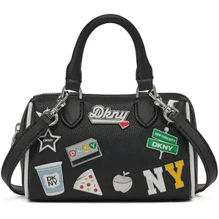 Dkny Nell Sm Satchel Tasche - Marshmallow Black / BLK - One Size