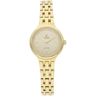 Festina Damenuhr Mademoiselle Vergoldet Edelstahl gold