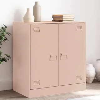 vidaXL Sideboard Rosa 67x39x73 cm Stahl - Rosa